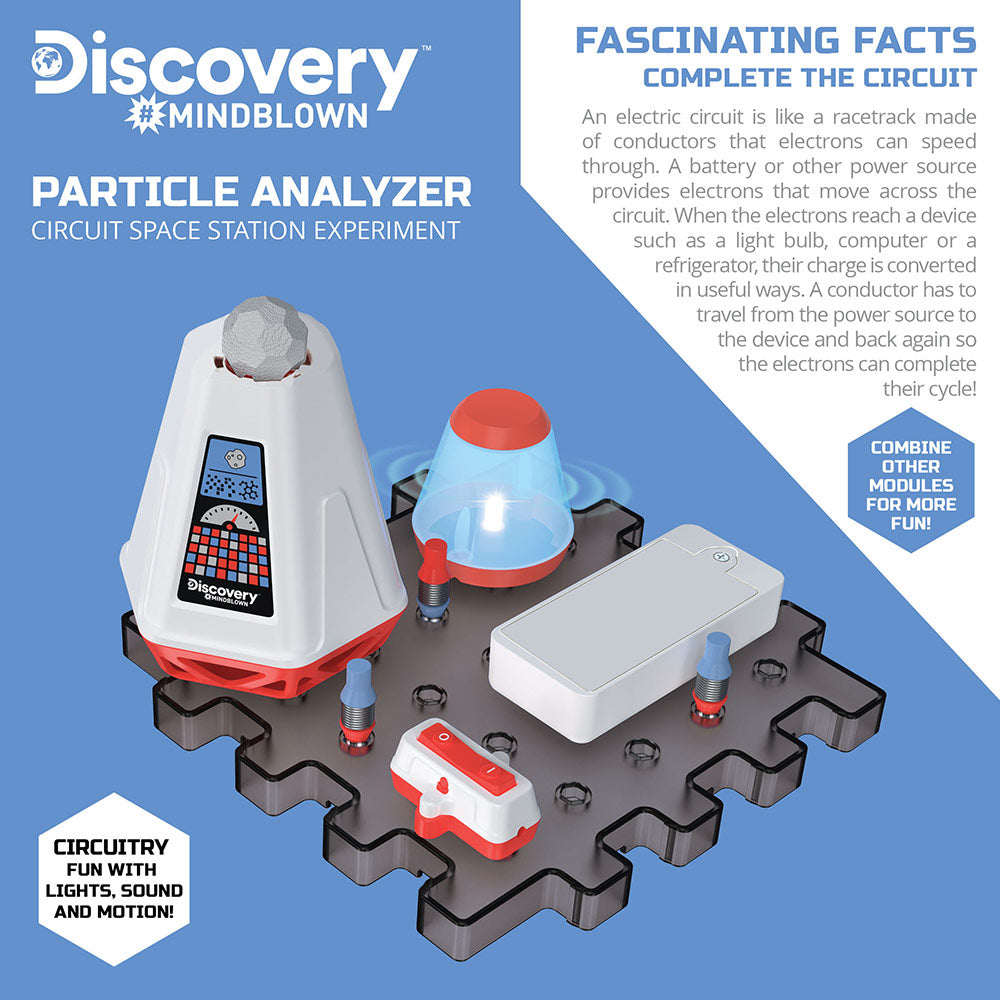 Discovery Mindblown Particle Analyzer Circuitry Set, Build-it-Yourself Engineering Toy Kit