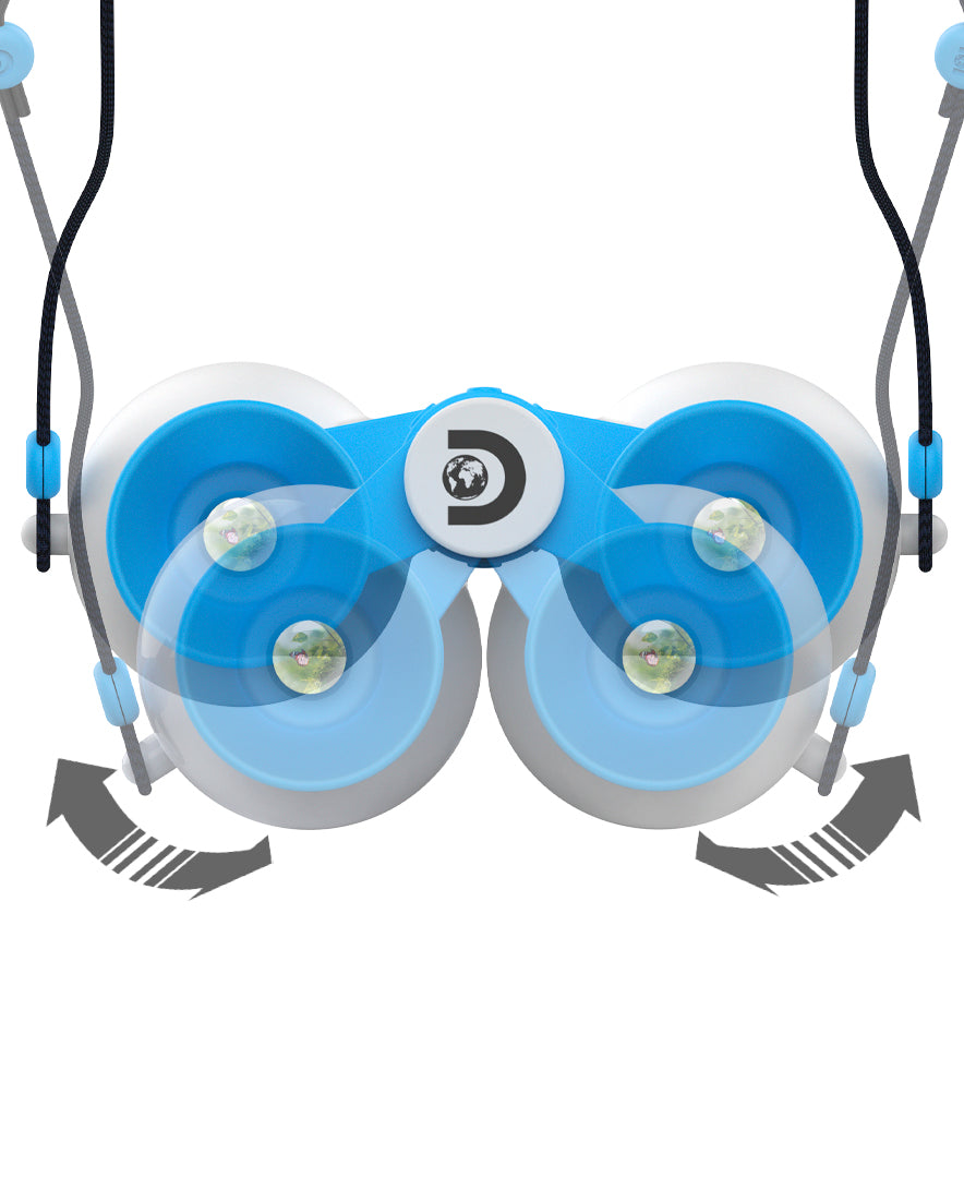 Discovery™ #MINDBLOWN 4X Binoculars Early Explorers Set, STEM Toy for Kids 6+ Years