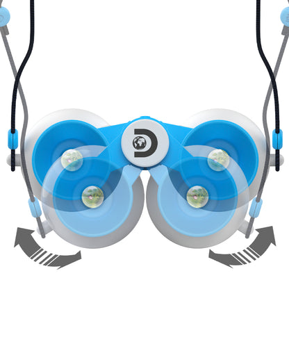 Discovery™ #MINDBLOWN 4X Binoculars Early Explorers Set, STEM Toy for Kids 6+ Years