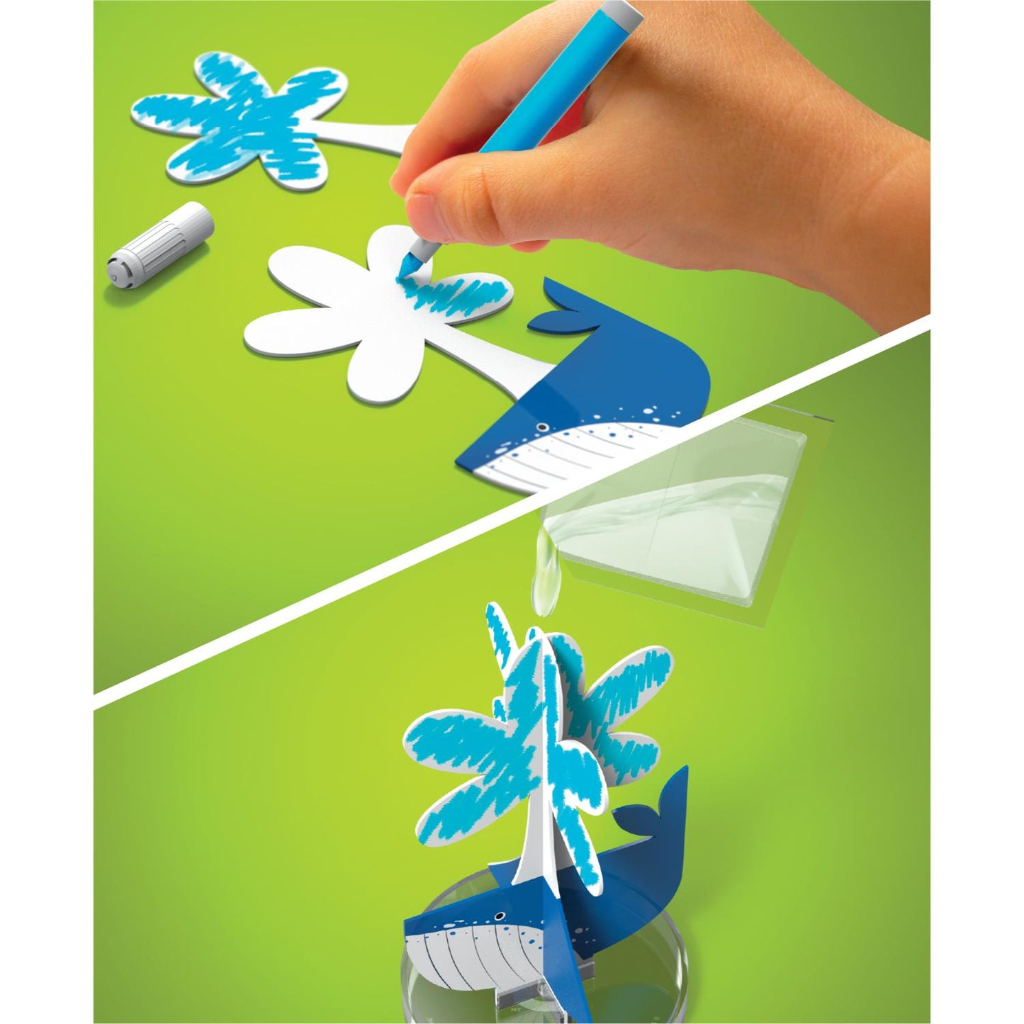 Discovery™ #MINDBLOWN Crystal Sea Creations 13-Piece Chemistry Kit, Early Learning Experiment STEM Toy for Kids 8+ Years