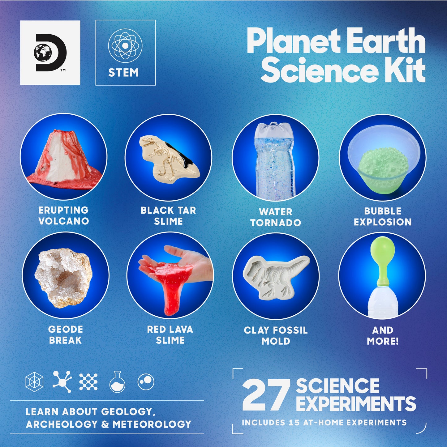 Discovery™ Planet Earth Science Kit, STEM Experiment Toy for 8+ Years