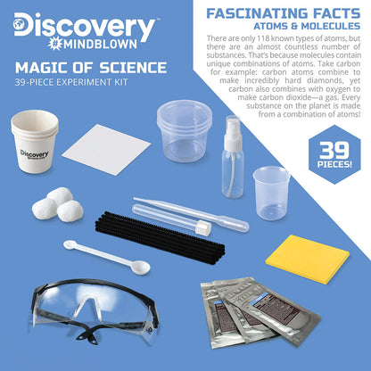 Discovery Mindblown Magic Of Science 39-Piece Experiment Kit, 7 Chemistry Activities