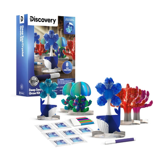 Crystal Sea Creations 32-Piece Chemistry Kit STEM Science Lab Toy for Kids