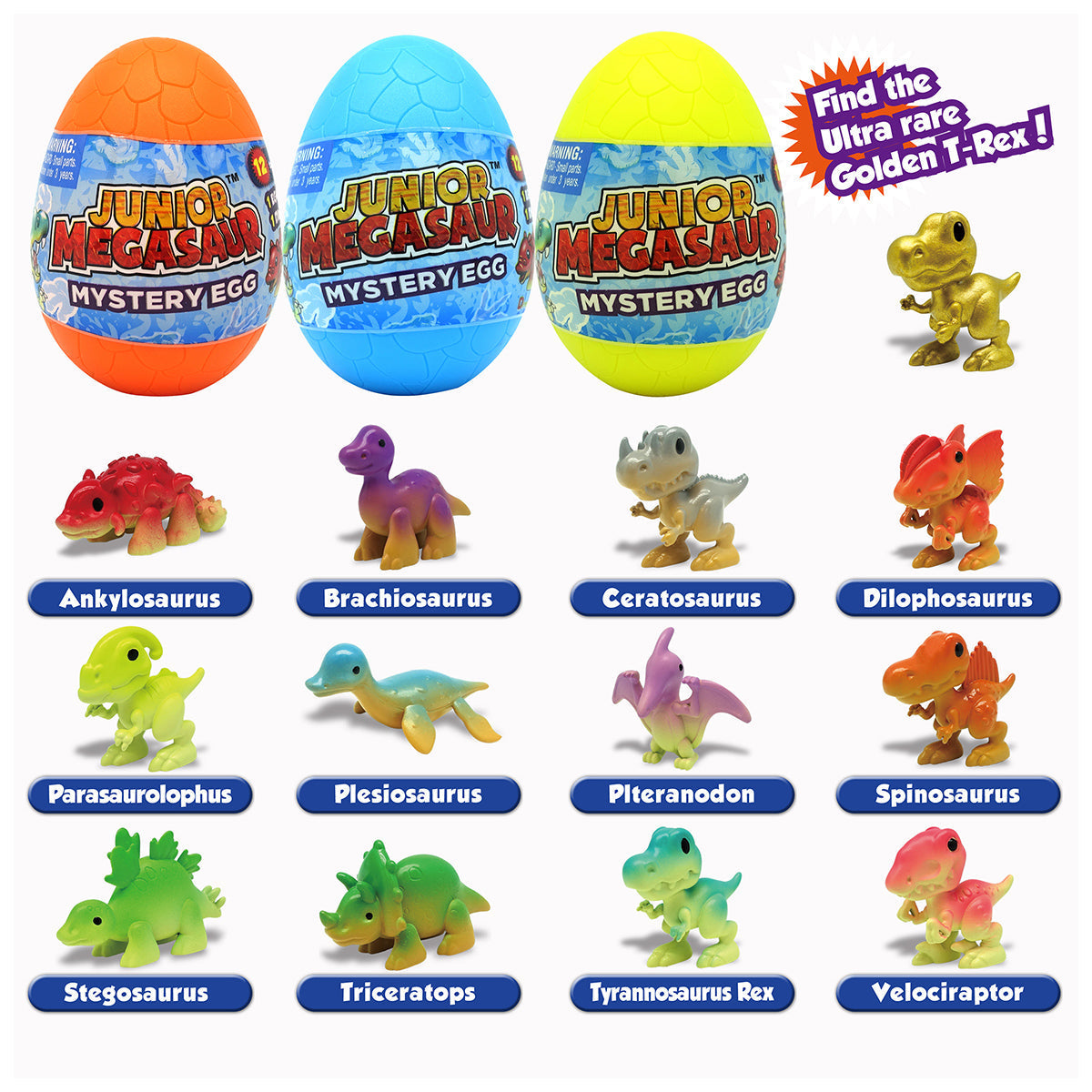 Junior Megasaur Mystery Eggs - 12 to Collect
