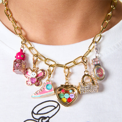 FAO Schwarz® Charm Squad Gold Necklace