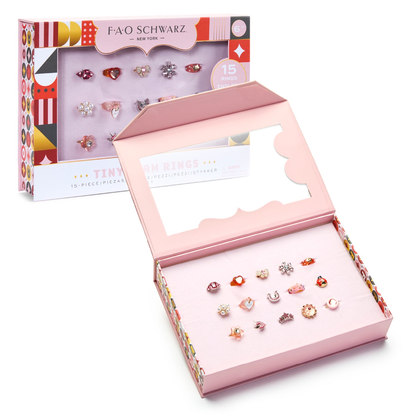 FAO Schwarz® Tiny Glam Rings 15-Piece Set