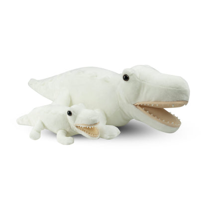 Mad Toys White Crocodile Cuddly Soft Plush Stuffed Toys