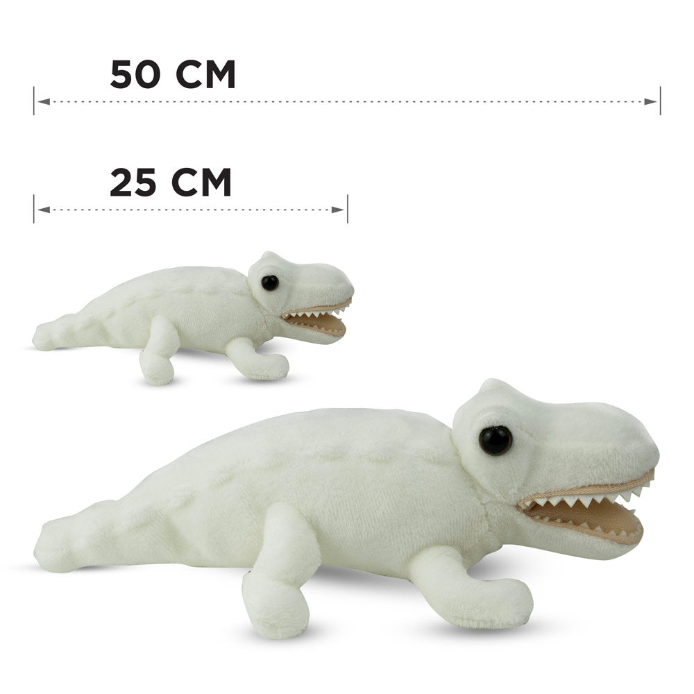 Mad Toys White Crocodile Cuddly Soft Plush Stuffed Toys