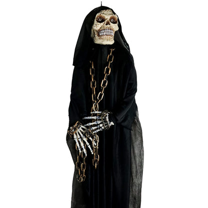 Mad Toys Animated Hanging Chained Reaper Halloween Decoration