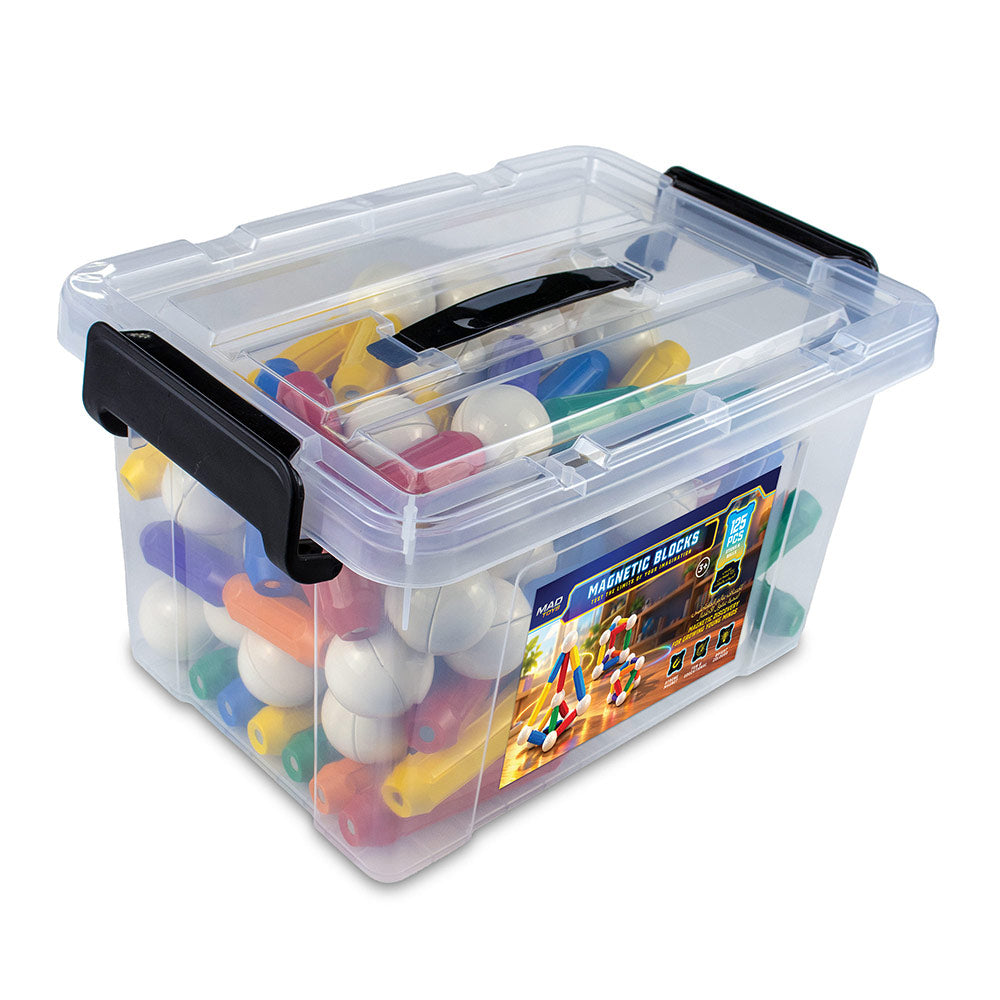 Mad Toys Magnetic Blocks -  125 Pcs