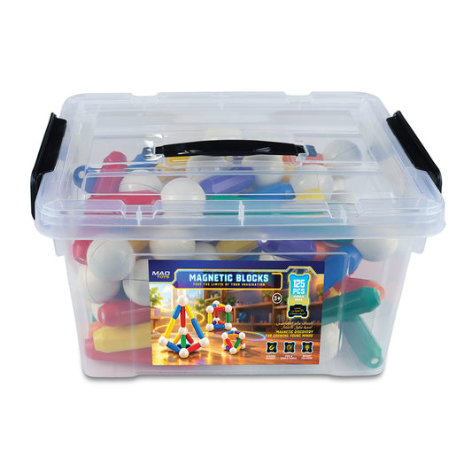 Mad Toys Magnetic Blocks -  125 Pcs
