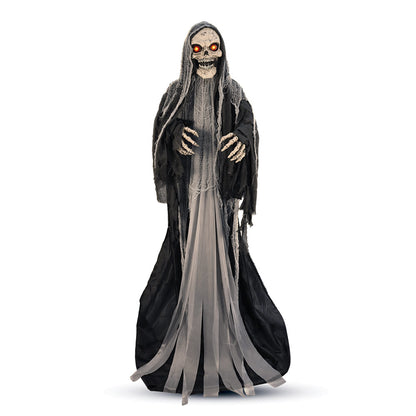 Mad Toys 5 Feet 10 Inches Tall Go Up and Down Rising Reaper Halloween Decoration