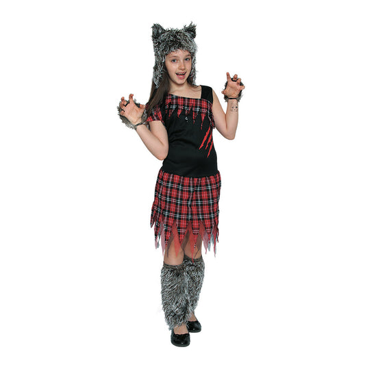 Mad Toys Werewolf Kids Halloween Girls Costume Set
