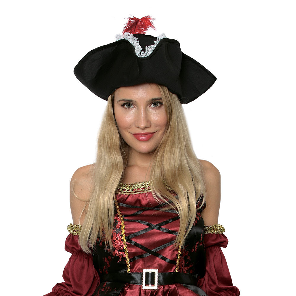 Mad Toys Fiery Red Lady Pirate/ Buccaneer Adult Halloween Costume