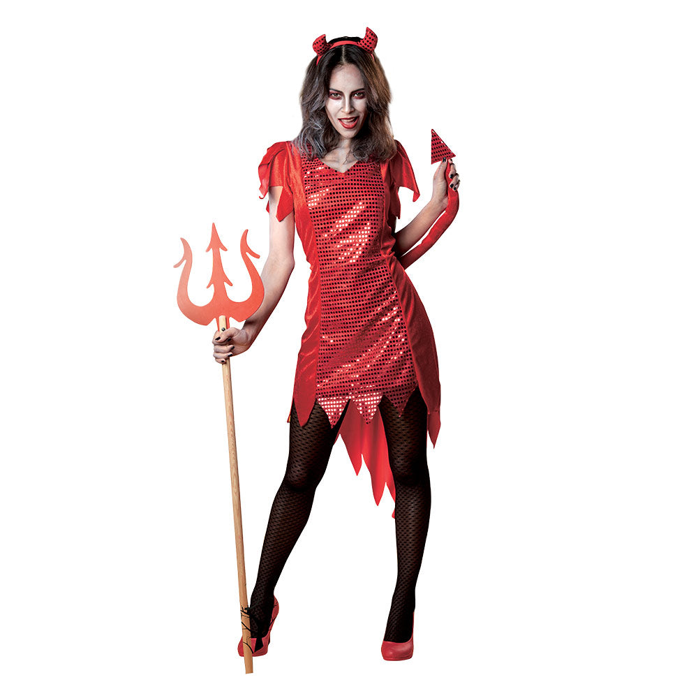 Mad Toys Lady Red Hot Devil Adult Halloween Costume – Costume World