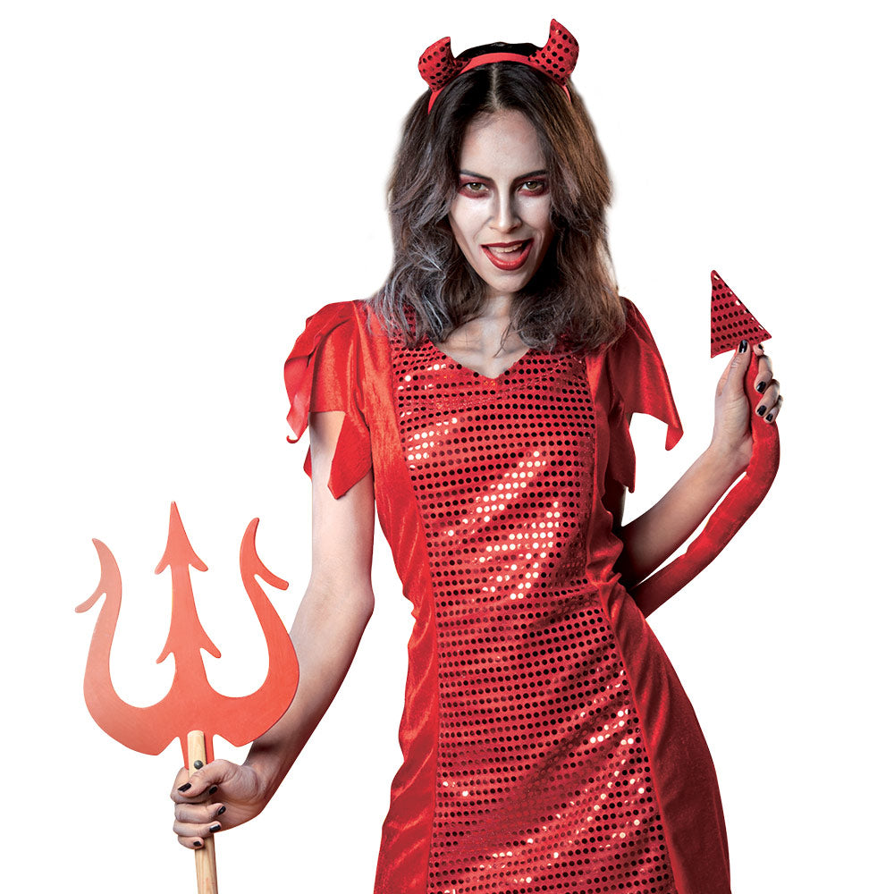 Mad Toys Lady Red Hot Devil Adult Halloween Costume