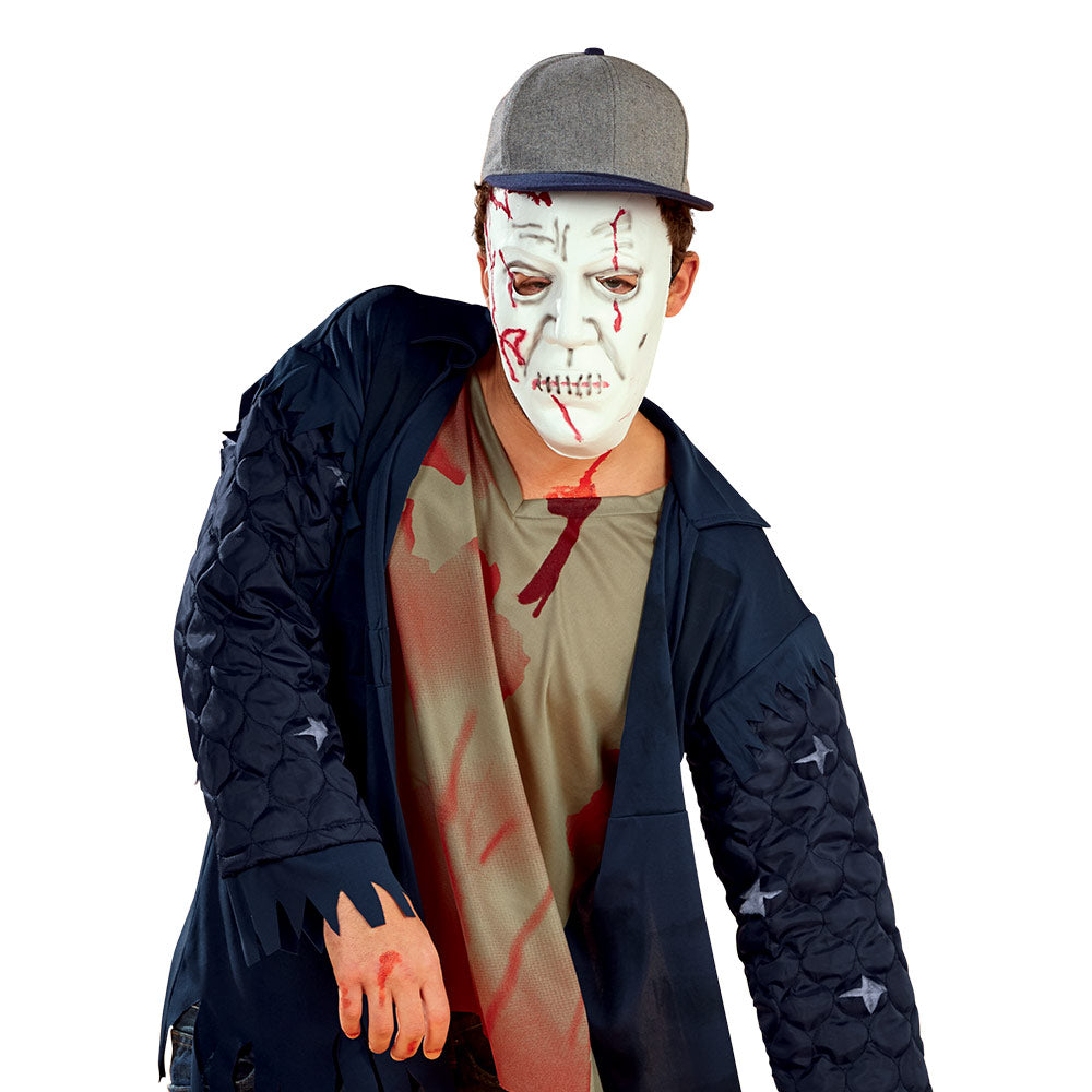 Mad Toys Zombie in Shirt and Mask Adult Halloween Costume