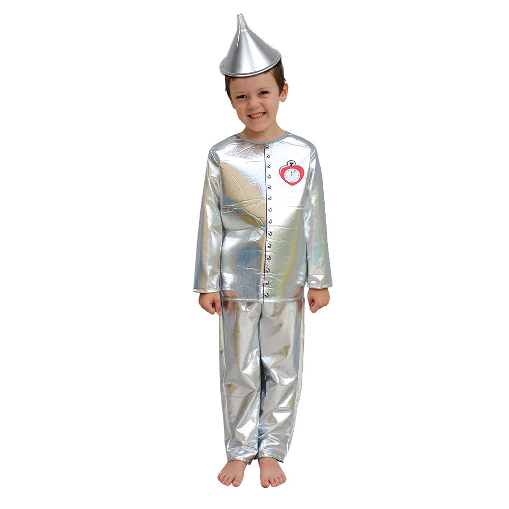 Mad Toys Tin Man Wizard of Oz Book Week and World Book Day Roleplay Theme Party Child Costumes