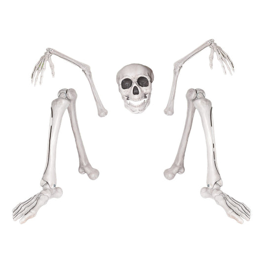 Mad Toys Life Size Groundbreaking Skeleton for Outdoor Halloween Decor and Props