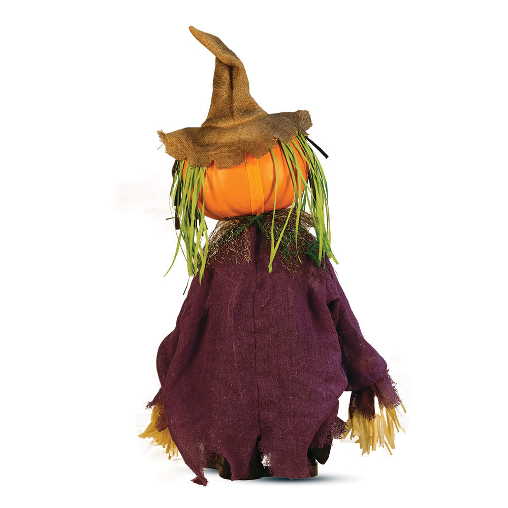 Mad Toys Spooky Standing Scarecrow with Light-Up Eyes Halloween Decoration