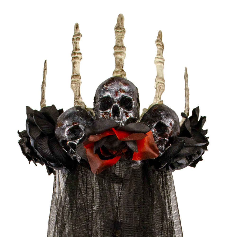 Mad Toys Skeleton Bride Headdress Halloween Costume Accessories for Kids and Adult