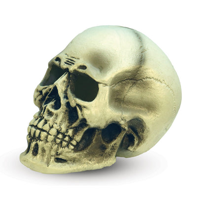 Mad Toys Scary Green Light-Up Giant Skull Halloween Decoration