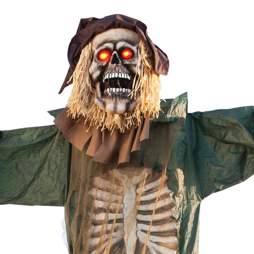 Mad Toys 15 Feet Enormous Standing Scarecrow Halloween Decoration