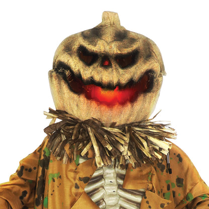 Mad Toys 5 Feet 7 Inches Tall Standing Pop-Up Head Pumpkin Head Halloween Decoration