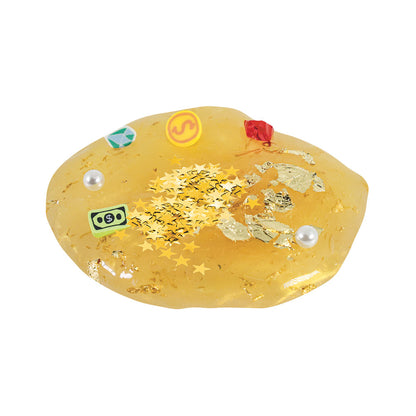 Slimy Get Rich – Gold & Silver Luxury Slime with Money Mix-Ins | Glitter Slime for Kids 5+, Assorted