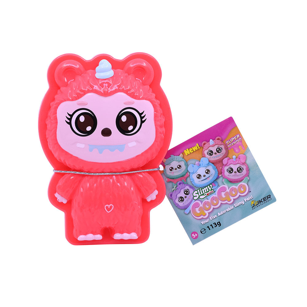 Slimy Goo Goo Gang 4 oz 5 Slimy Assortments, Super Scented Collectible Characters