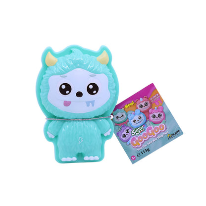 Slimy Goo Goo Gang 4 oz 5 Slimy Assortments, Super Scented Collectible Characters