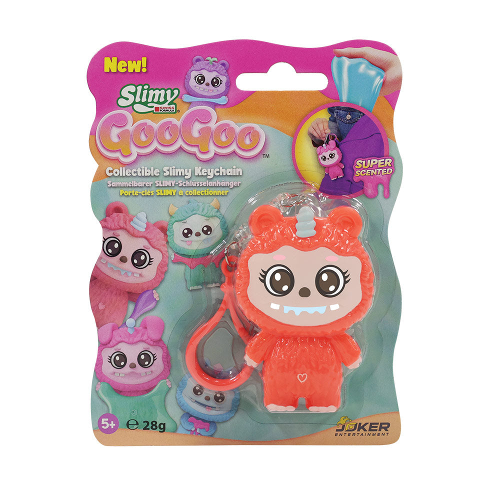 Slimy Goo Goo Gang 1 oz Scented Keychain Slime, 5 Collectible Characters in (28g) Blister Pack