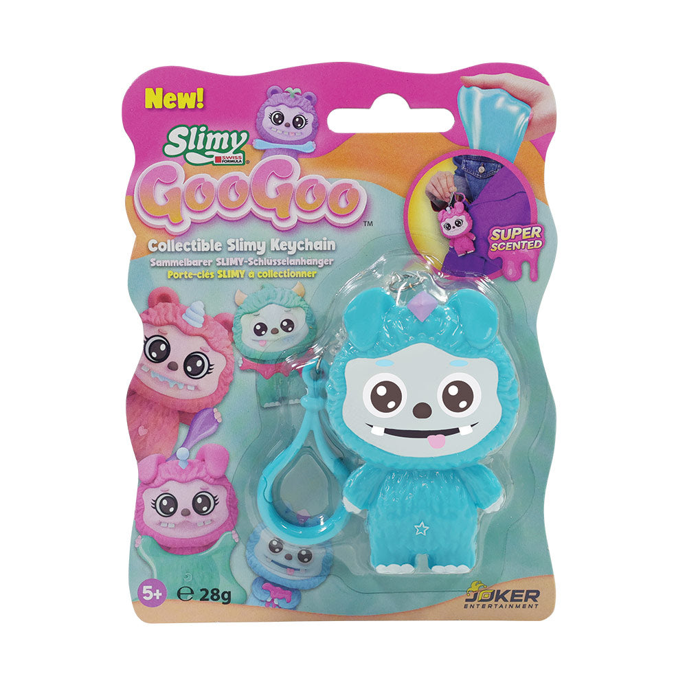 Slimy Goo Goo Gang 1 oz Scented Keychain Slime, 5 Collectible Characters in (28g) Blister Pack
