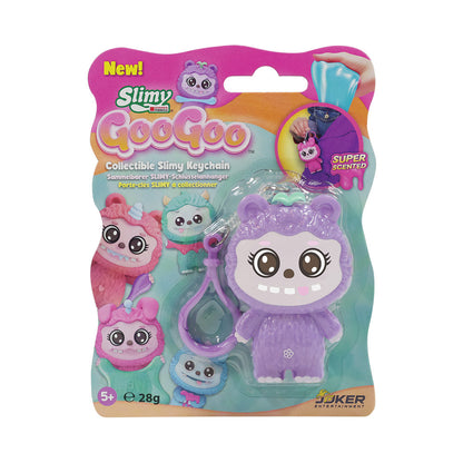 Slimy Goo Goo Gang 1 oz Scented Keychain Slime, 5 Collectible Characters in (28g) Blister Pack