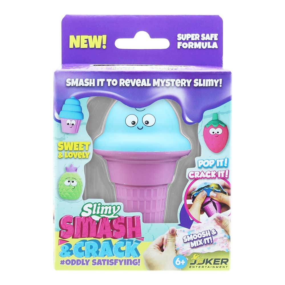 Slimy Smash and Crack Pack with Mystery Slime, Assorted (Random Design)