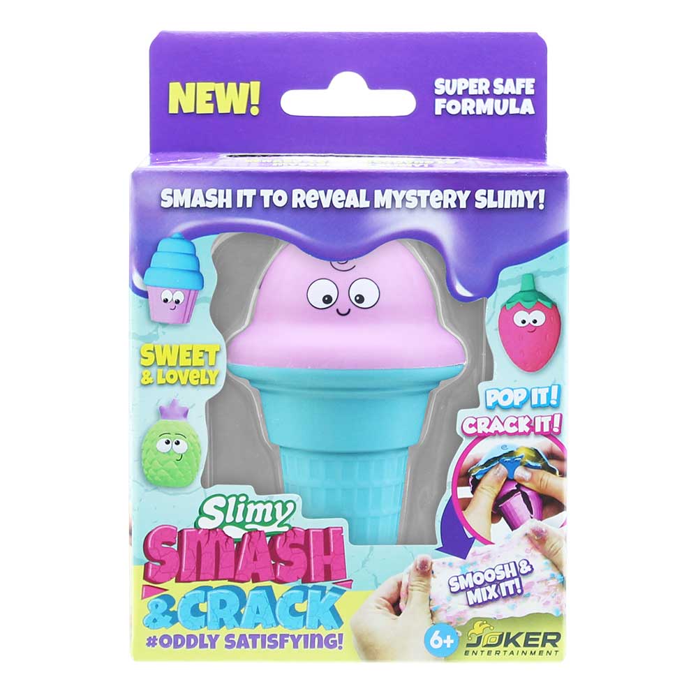 Slimy Smash and Crack Pack with Mystery Slime, Assorted (Random Design)