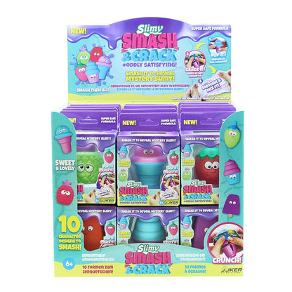 Slimy Smash and Crack Pack with Mystery Slime, Assorted (Random Design)