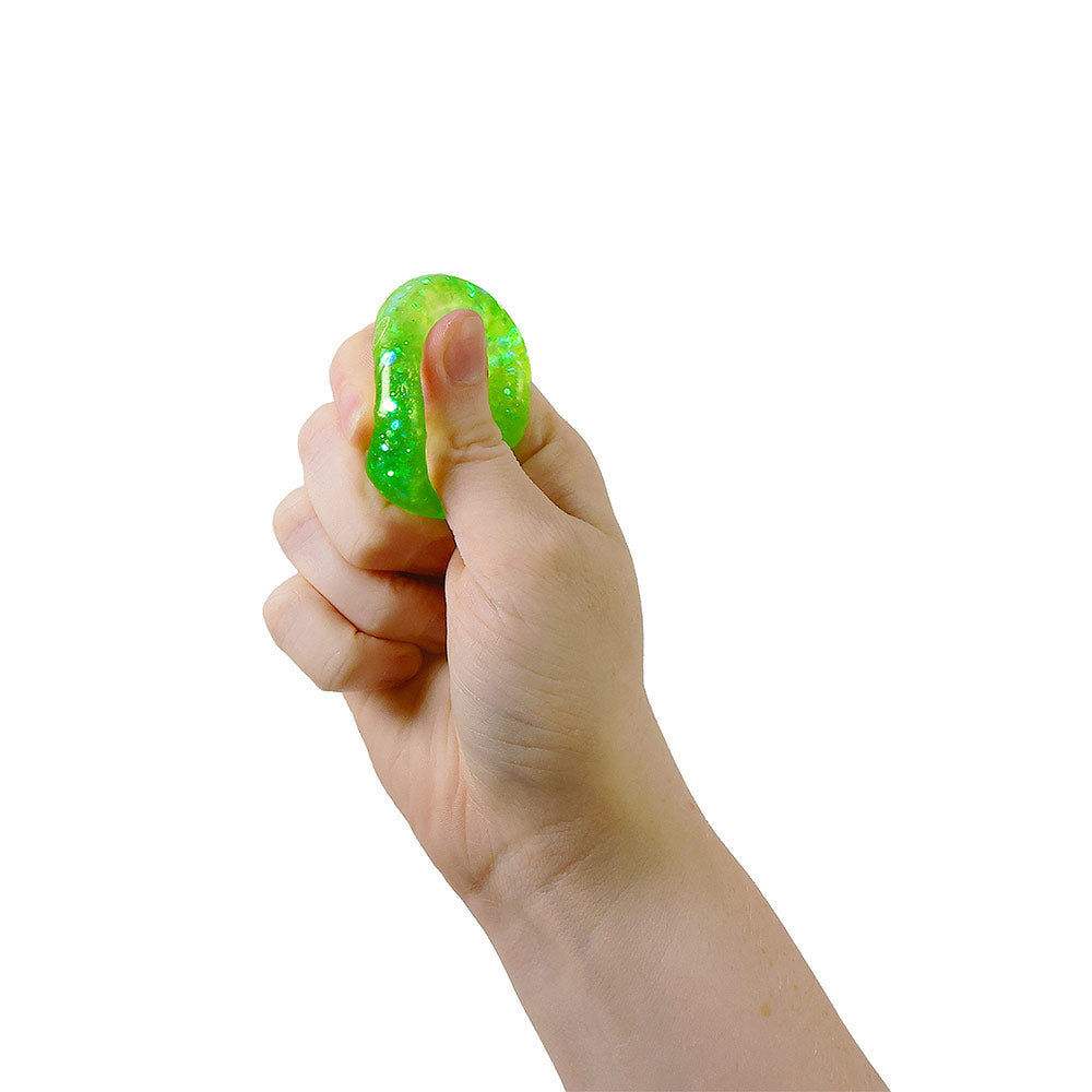 SLIMY Squishy Sugar Pop 5oz Geometric Squeeze Slime Pot
