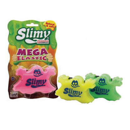 Slimy Mega Elastic Blister Card 150gms Assorted