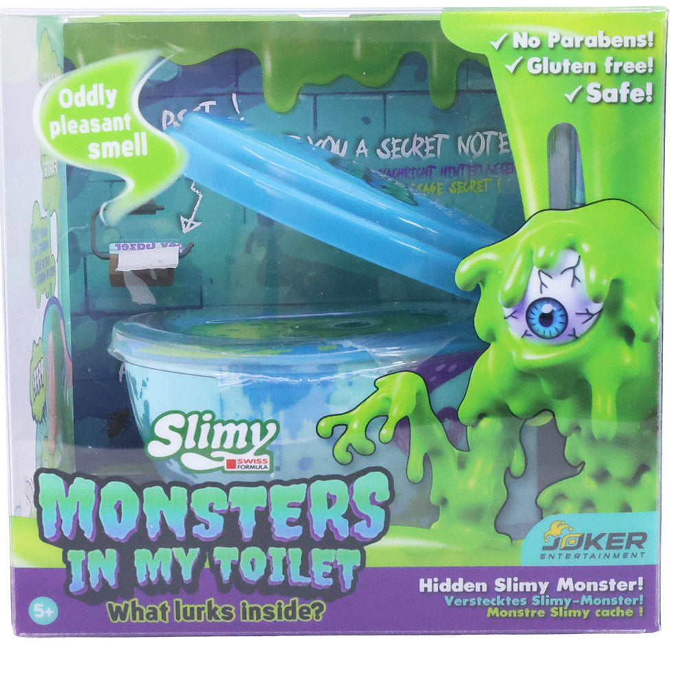Slimy Monsters in My Toilet – Surprise Slime with Hidden Monster | Collectible Toilet Slime Toy (Ages 5+), Assorted