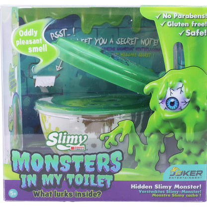Slimy Monsters in My Toilet – Surprise Slime with Hidden Monster | Collectible Toilet Slime Toy (Ages 5+), Assorted