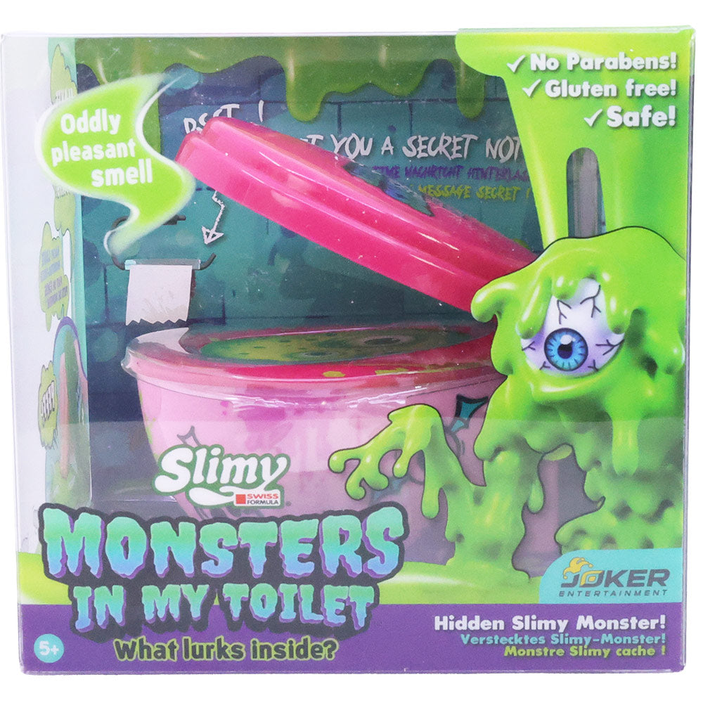 Slimy Monsters in My Toilet – Surprise Slime with Hidden Monster | Collectible Toilet Slime Toy (Ages 5+), Assorted