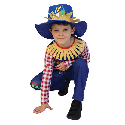 Mad Toys Scarecrow Boy Book Week and World Book Day Roleplay Theme Party Child Costumes