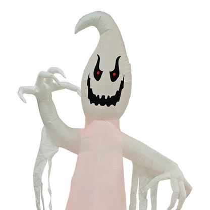 Mad Toys 9 Feet Inflatable Spooky Ghost Reaper Halloween Decorations