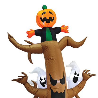 Mad Toys 8 Feet Inflatable Spooky Tree Halloween Decorations