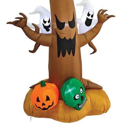 Mad Toys 8 Feet Inflatable Spooky Tree Halloween Decorations