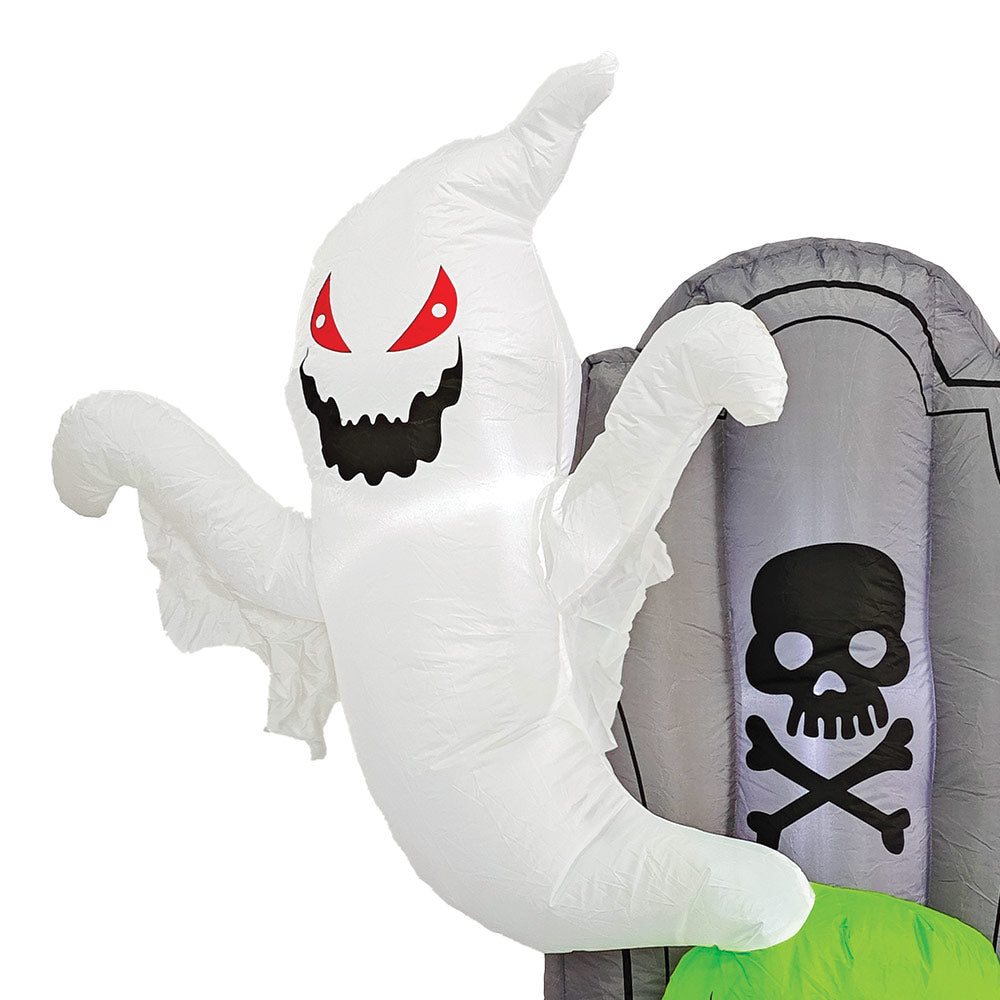 Mad Toys 5 Feet Inflatable Creepy Tombstone Halloween Decorations