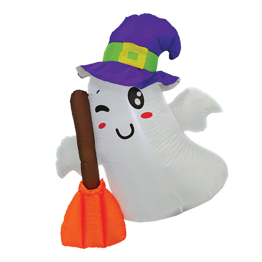 Mad Toys 3.5 Feet Inflatable Friendly Ghost Halloween Decorations