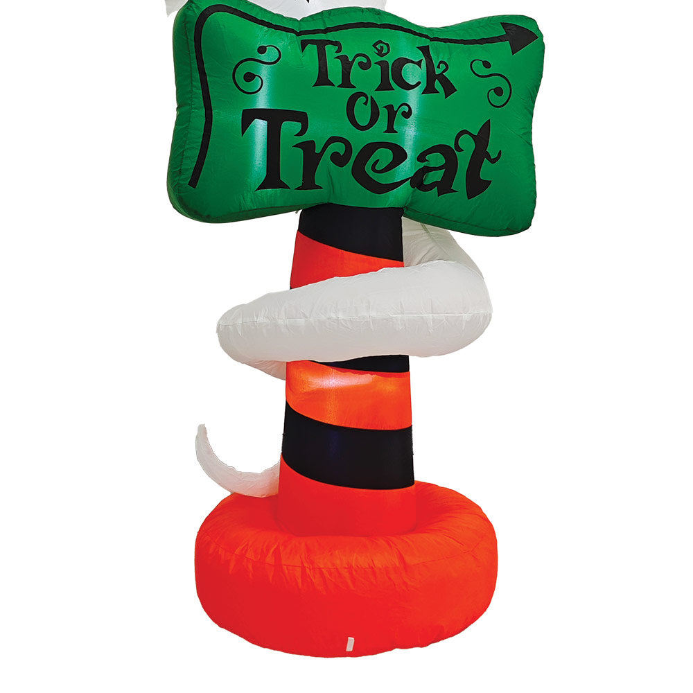 Mad Toys 6 Feet Inflatable Halloween Marker "Trick or Treat" Halloween Decorations