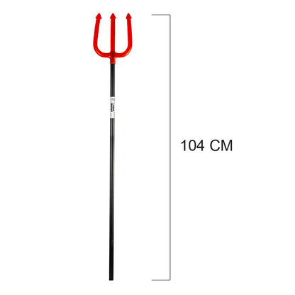 Mad Toys Spooky Red Devil Large Trident Halloween Costumes Accessory 104 cm